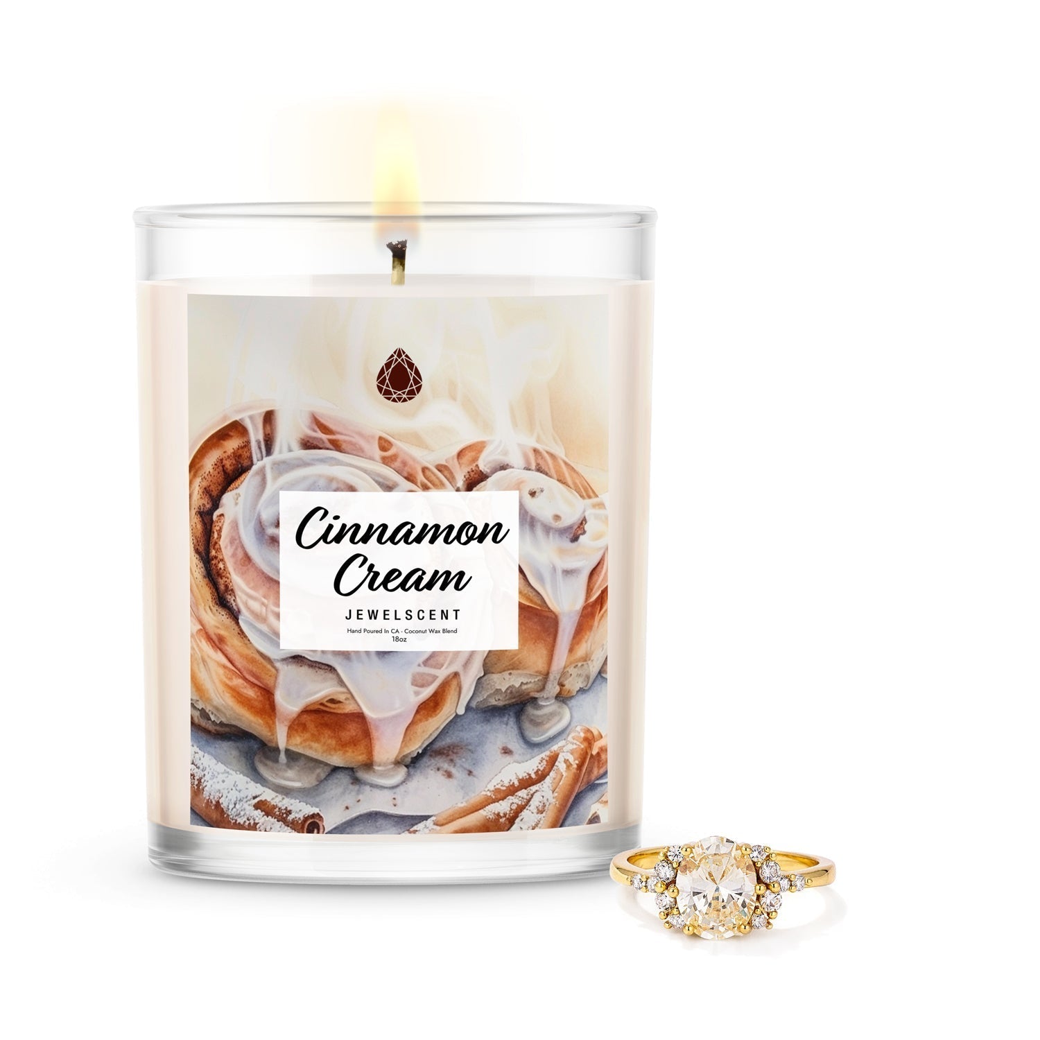 Cinnamon Cream Scented Halloween Candles - SkyWaves