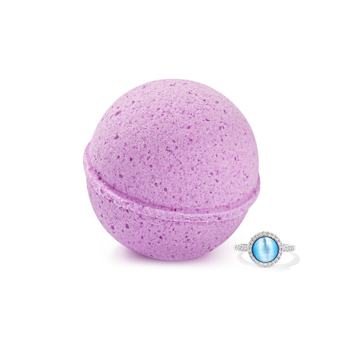 Early Morning Lilac Bath Bomb + Cute Adorable Jewelry - SkyWaves