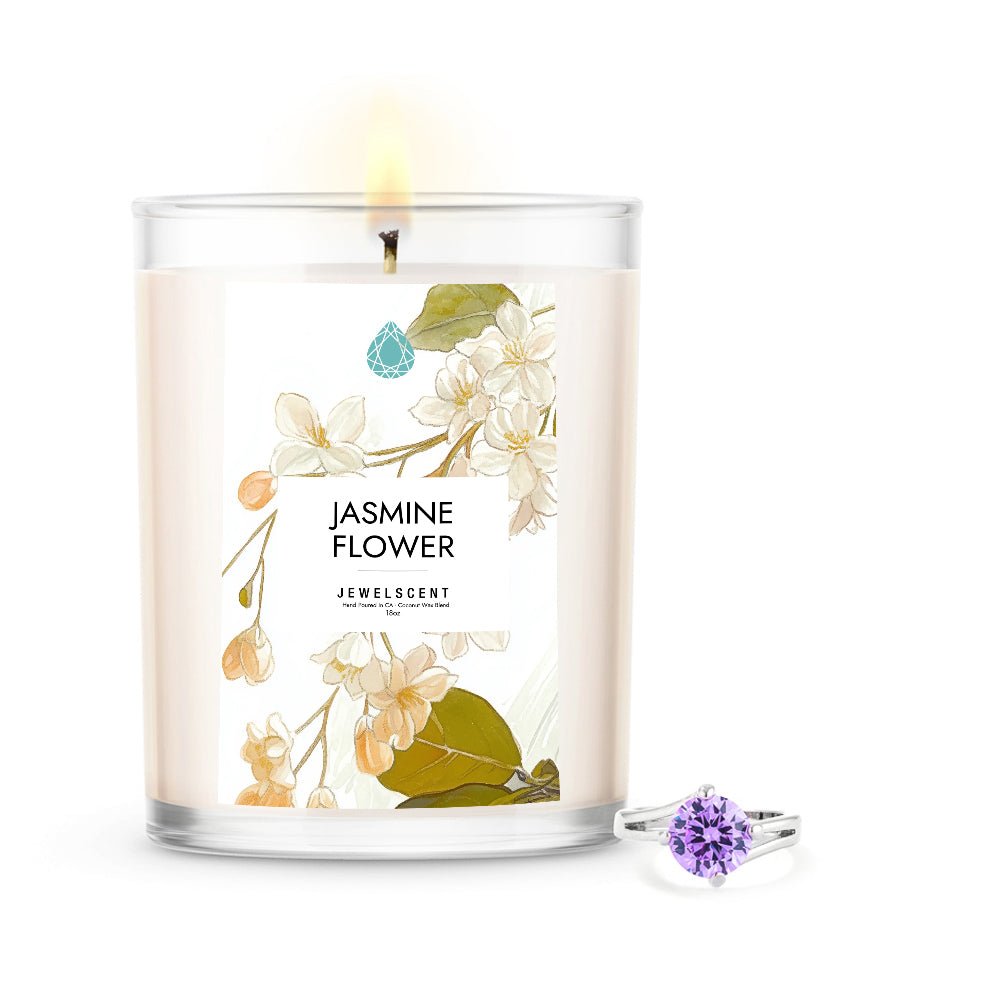 Jasmine Flower Home Scented Candle - SkyWaves