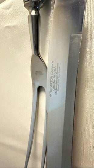 14" Vintage Turkey Carving Set, Stainless steel - SkyWaves