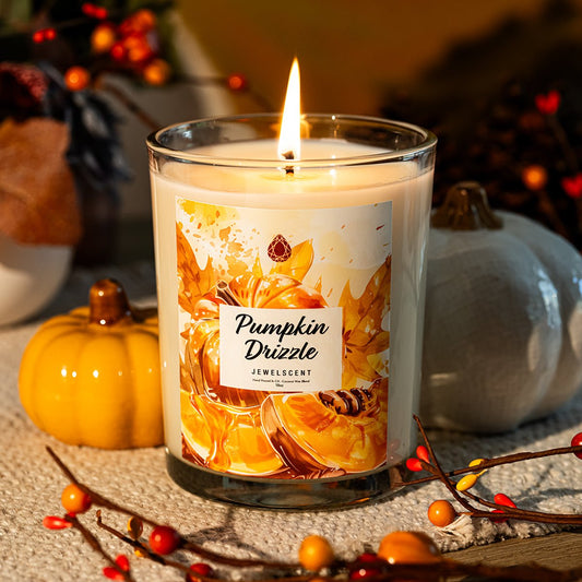 Pumpkin Drizzle 18oz Home Jewelry Candle - SkyWaves
