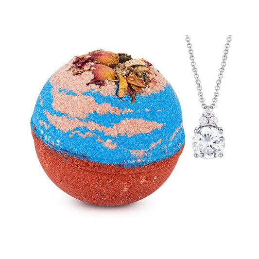 Raindrops on Roses 10oz Jewelry Bath Bomb - SkyWaves