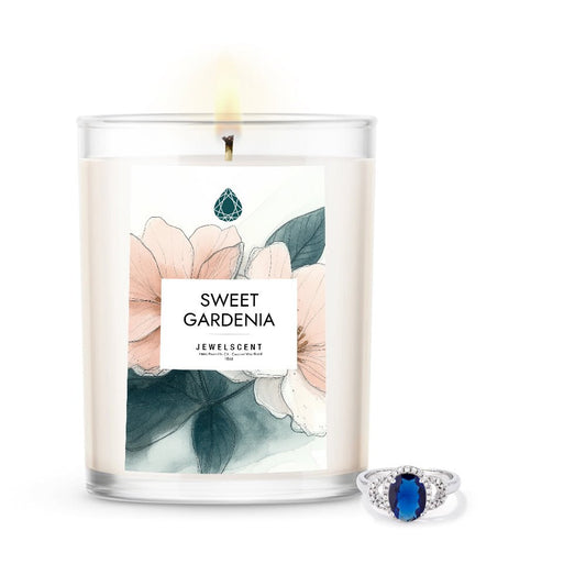 Sweet Gardenia 18oz Home Jewelry Candle - SkyWaves