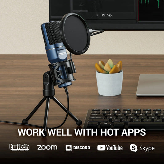 TONOR Podcast Microphone good for Podcasting, Streaming, Vocal recording. - SkyWaves